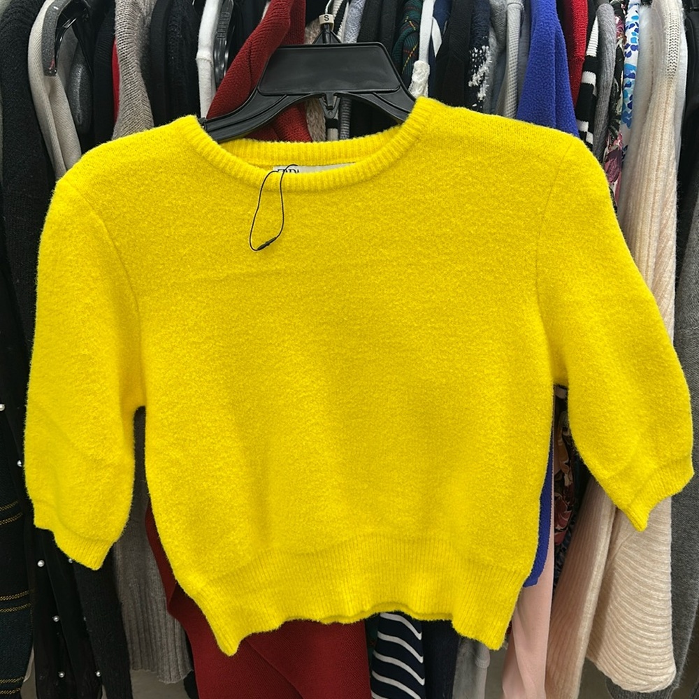 Zara yellow blouse